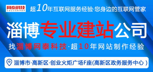 淄博網泰科技 專業網站建設與在線咨詢，助力周村企業技術推廣